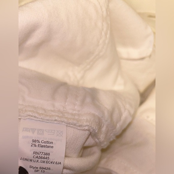 J. Crew Matchstick Jeans - White - 32S - Picture 4 of 5